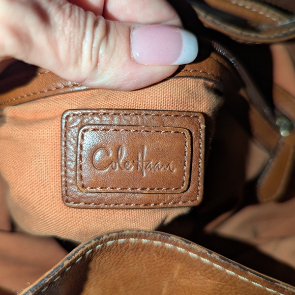 Elegant Two-Tone Leather and Canvas Women's Bag - Picture 2 of 9